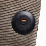 LEVEDE CONVERTIBLE SOFABED WITH USB CHARGE AND SIDE TABLE SOFABED1008-KH