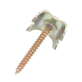 100Pcs Fence Nails 4.9cm Compact Easy Installation Steel Wire Fencing Nails Screws for Field Garden V1294-YM0901-3111240331111