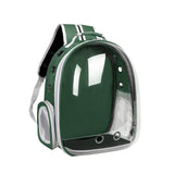 Cat Backpack Carrier with Transparent Space Capsule, Pet Bubble Carrying Bag for Small Medium Kitty V1192-AZ-W-21873