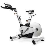 PROFLEX Heavy Duty Stationary Exercise Spin Bike, 13kg Flywheel, Pulse Sensors, LCD Display for Gym V219-FTNSBKPF95WA