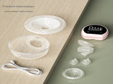 Blue Hands-Free Wearable Electric Breast Pump - Portable, Quiet & Rechargeable with LED Display V888-ELOSUNG36107