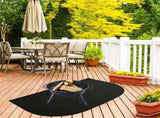 Fireproof Mat for Fireplace, Hearth & Grill Floor Protector 50X80CM V1237-ZY-203-2961