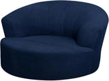 1 Pack Swivel Barrel Chair Slipcover Stretch Washable Furniture Protector for Round Club Accent V1189-LC-RY-00240