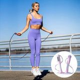 2PCS Jump Rope with Counter Adjustable Digital Skipping Rope for Fitness, Boxing Gym Workouts V1366-AZ2-W-16528