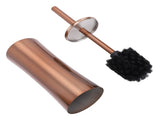 Toilet Brush Set Stainless Steel Modern Rust Proof Toilet Bowl Brush with Holder for Home Hotel V1294-YM0901-3112240032511