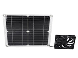 12W Solar Panel Fan Kit USB Solar Powered Fan for Greenhouses Sheds Pet Houses Mobile Phone Charging V1294-YM0715-3114220045311