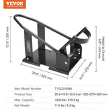 Motorcycle Chock, 816.5 kg Capacity Cradle Holder, Heavy-duty Steel Motorcycle Front V952-MTCLDKCSKDHS3J9BTV0