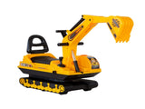 Ride-on Children's Excavator w/ Sturdy Track and Dual Operation Levers to Scoop V196-YD2001