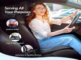 Wedge Car Seat Cushion for Driving, Innovative Seat Cushion with Honeycomb Gel & Memory Foam for V1188-WTJ-AM-0230