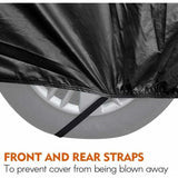 Outdoor Car Cover, Breathable Anti UV Dust and Snow Resistant, Black, 4.8 x 1.8 x 1.5 m V1188-MS-520-060