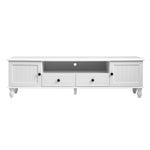 Artiss TV Cabinet Entertainment Unit 160cm White Kubi FURNI-P-KUBI-TV-WH-AB