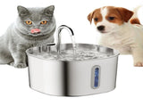USB 2.2L Stainless Steel Pet Water Fountain for Cats and Small Dogs V1263-JX-6168
