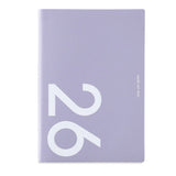 2026 Weekly Monthly Planner Dated Page PU Leather Academic Planner Notebook with Ribbon Bookmarks V1192-AZ-W-23279