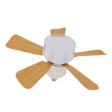 Socket Ceiling Fan Light with Remote Dimmable Small Ceiling Fan 3 Colors Easy Install Screw in E26 V1294-YM0901-3119250026411