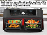 2Pcs Air Fryer Rack Compatible with Ninja Food Dual Zone AF300UK AF400UK, 304 Stainless Steel V1237-ZY00B09XXCXT91
