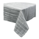 Perline Grey Jacquard Polyester Tablecloth 180 x 350cm V442-GNA-TABLEC-PERLINE350-GREY-RE