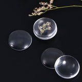 60 Pcs Glass Dome Clear Round Tiles Clear Non-calibrated Round 1 Inch/25mm Pendants Photo Jewelry V1369-AZ3-W-17019