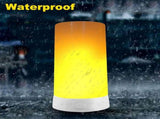 LED Flame Light with Remote & Timer, USB Rechargeable Outdoor Flame Lamp, 4 Modes Waterproof V1366-AZ2-W-18260
