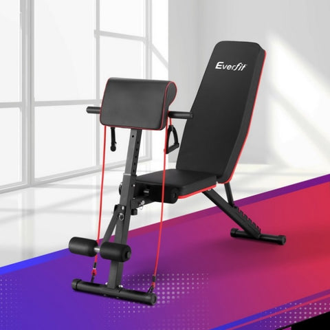 Everfit Weight Bench Adjustable Preacher Curl Bench Press Dumbbell Stool 260kg FIT-M-BENCH-BICEPS