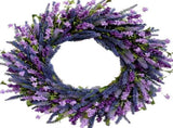 26 Inch Purple Lavender Flower for Front Door, Spring Summer Forsythia Lavender Flowers V1258-DP02-C-2643