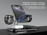 OC22 5-in-1 Wireless Charging Stand Multi Device Fast Charging Dockblack V1300-OC22-BLACK