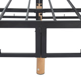 Metal Bedframe Mattress Foundation Single V264-BFS-207F-LGR-SL-1