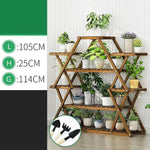 Bamboo Multilayer Flower Plant Bonsai Rack Shelf Stand Porch Lawn Patio V63-837891