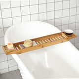 Bamboo Bath Caddy, Tray,Organiser Natural V178-85048