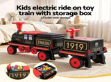 Rigo Kids Ride on Car Train 12V Electric Toy 2 Seater 136cm RCAR-TRAIN-SET-RD