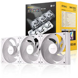 Antec Connect C120R Reverse White ARGB 3PK Performance 120mm PWM Fan 4-pin PWM LED 3-pin V1202-V2-CAA-C120R-ARGB-W-3PK