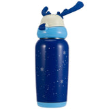 Portable Cute Stainless Steel Thermal Insulation Water Bottle with Straw for Children 500mlBlue V1294-YM0901-3117200122912