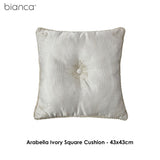 Bianca Arabella Ivory Square Cushion V442-BCA-CUSHION-ARABELLA-IVORY-SQ
