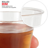 1080pcs 30ml Reusable & Disposable Plastic Shot Glasses Clear Cups Event Tastings Bulk V563-HP0103-30-36