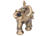 Resin Elephant Statue Figurine Crafts Desktop Ornaments for Home Living RoomGold L 16.5x8x16cm V1294-YM0718-3115200145211