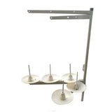 Industrial Metal Sewing Machine 5 Spool Thread Stand Holder for Sewing Embroidery Supplies with V1369-AZ3-W-11750