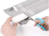Weighted Door Draft Stopper Adjustable Dust Noise Guard Easy Clean Fabric V1188-MS-717-019