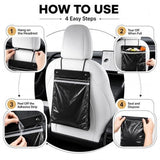 50 PCS Car Trash Bags Disposable Leakproof Hanging Stick-On Trash Bags for Car SUV Truck RVs Road V1107-799-05536
