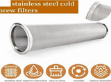 3 Pack Cold Brew Coffee Filter for 64oz Wide Mouth MasonJar, 304 Stainless Steel Strainer with Seal V1366-AZ2-W-15753