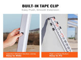Aluminum Grade Rod, 9-Feet/8ths 3 Sections Telescopic Measuring Rod, Double-Sided Scale 1/8in V952-YZCLG9YCFEETZ18PHV0