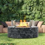 Fire Pit Wind Guard, 740 x 214mm Round Glass Flame Shield, 6mm Thick Fire Table Accessory, Clear V952-HKFFZGHBLYX8YM3ZUV0