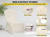 Stretch Spandex Folding Chair Covers, Universal Fitted Chair Cover, Removable Washable Protective V952-ZYT100PCSXYSQB001V0