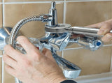 Plumber Wrench, 2-in-1 Angle Stop Wrench,Plumbing Tools for Faucet Nuts, and Spigots ywm58 V1369-AZ3-W-08494