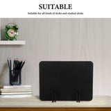 4Pcs Black Standing Desk Privacy Panel Felt Material Portable Office Desk Divider V1366-AZ2-W-22902