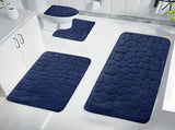 Kdkad Bathroom Rugs Sets 4 Piece, Non Slip Memory Foam Bathroom Rugs, Machine Wash Bathroom Mat Set, V1189-WXFWAL-20260326-01929