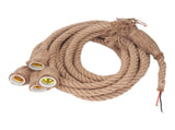 4 Heads Hemp Rope Pendant Light Fixture 6.5FT E27 E26 DIY Vintage Retro Hanging Ceiling Light for V1294-YM0901-3119230213511