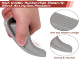 30 Pcs Door Stoppers for Bottom of Door Rubber Door Stop Wedge with Holder Doorstop for Home Office V1258-DP02-C-690