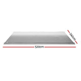 Weisshorn 18ft Caravan Awning RV Replacement Fabric 5.20M x 2.42M AWN-CV-TOP-52-GY