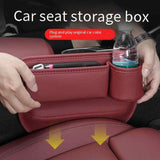 2 PCS Black-right Car Seat Gap Storage Box - Practical Car Organizer, Gap Filler for Easy Access and V888-ELOSUNG16711