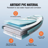 Inflatable Stand Up Paddle Board, 152 mm Wide SUP Paddleboard, with Board Accessories, Pump, Paddle, V952-CQJBPTKPTKBLR6D1UV0