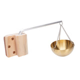 Essential Oil Bowl Golden Stainless Steel 12CM Round Fragrance Diffuser Cup Holder for for Sauna and V1294-YM0901-3111250075911